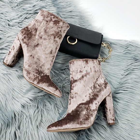 Jessica Simpson Teddi Dress Booties Mauve - Picture 2 of 8